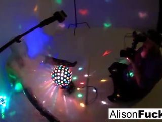 Erotic Big Boobed Disco Ball goddess Alison Tyler