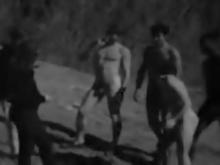 Vintage Nudist movie from the 60's, Free xxx film 1f