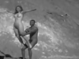 Vintage Nudist movie from the 60's, Free xxx film 1f