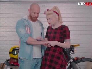 Misha Cross beguiling Polish Blonde sexually aroused Pussy Fuck With sweetheart - VIPSEXVAULT adult movie movies