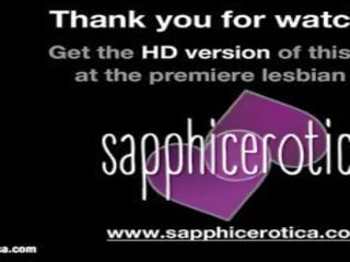 Sofa Threesome by Sapphic Erotica - Lesbian Love xxx film